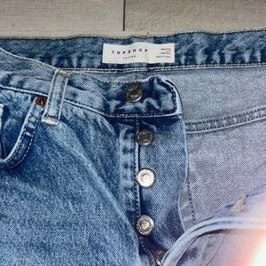 Top Shop High Rise Straight Jean